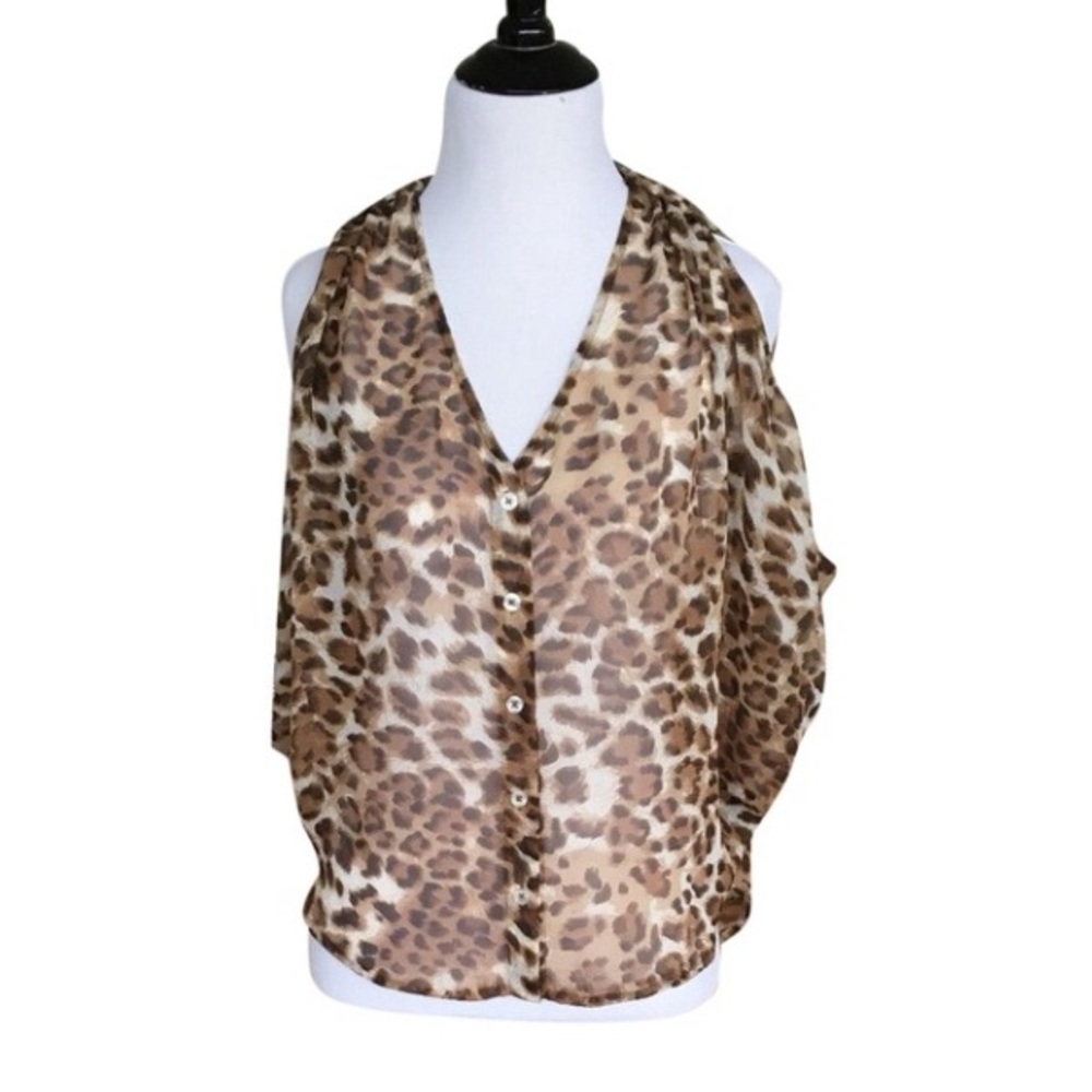 {bb dakota} leopard print top